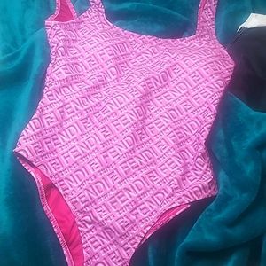 Nwt Fendi One Piece Swim Suit